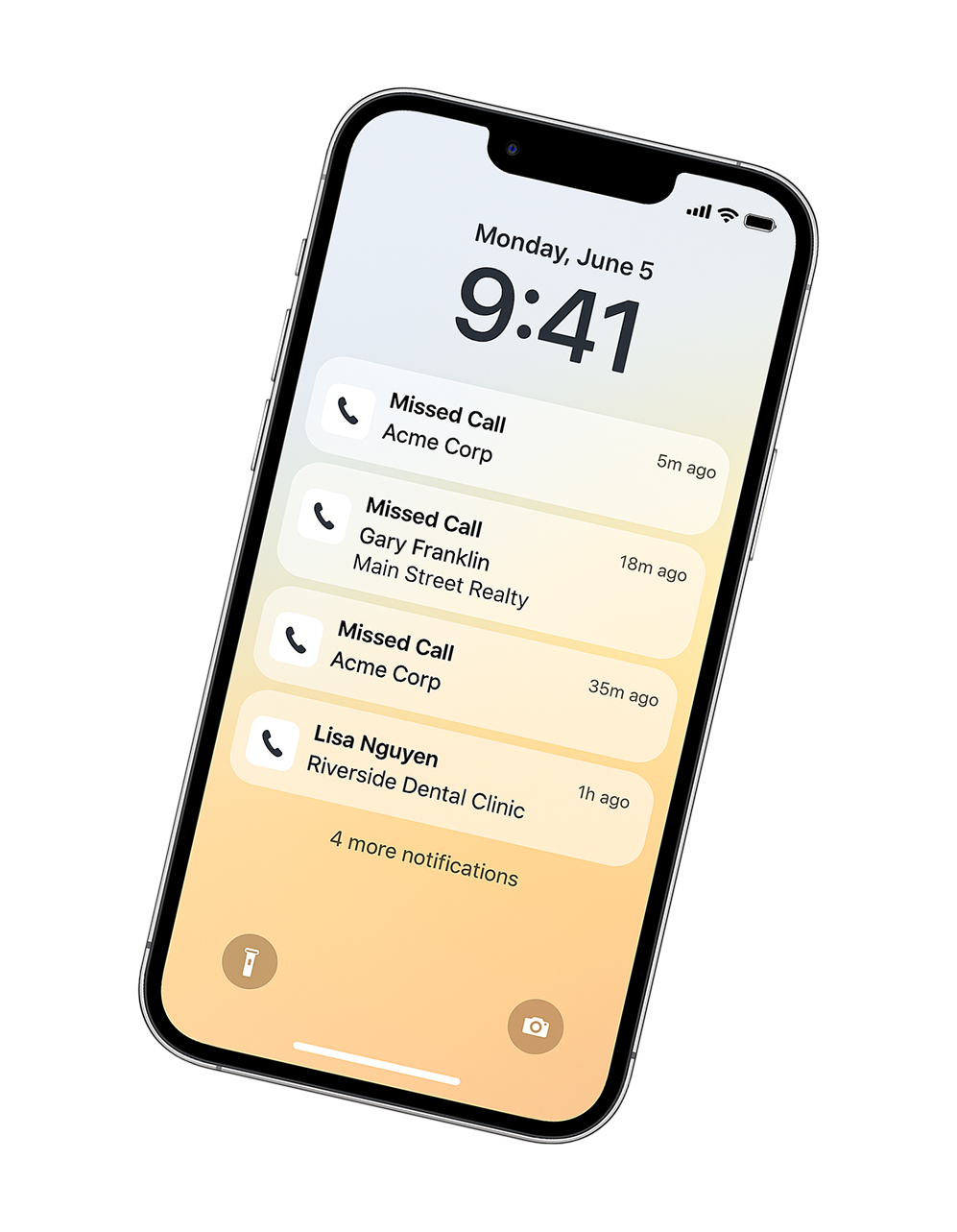 Summer phone interface
